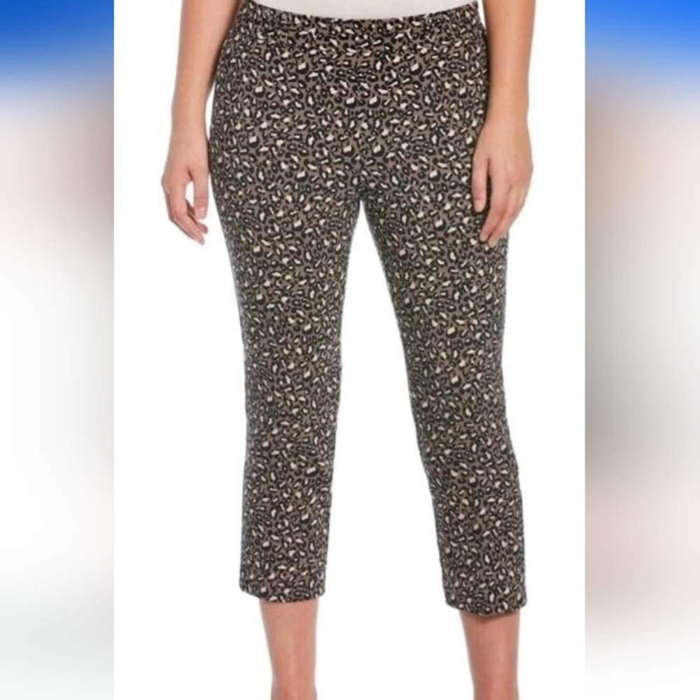 Rafaella Black and White Patterned Pants